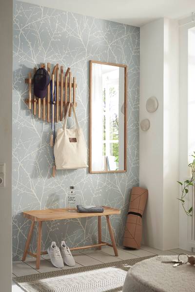 Garderobenpaneel Woods Cross Typ D rund - Eiche massiv - Eiche - Durchmesser: 60 cm
