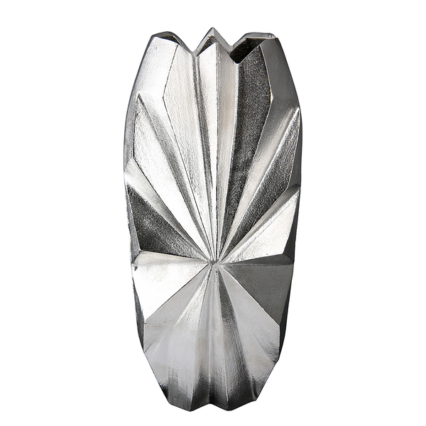 Vase Rayons Typ B - Aluminium - Silber