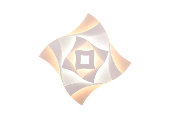 Deckenleuchte Akita - Eisen - Weiß
