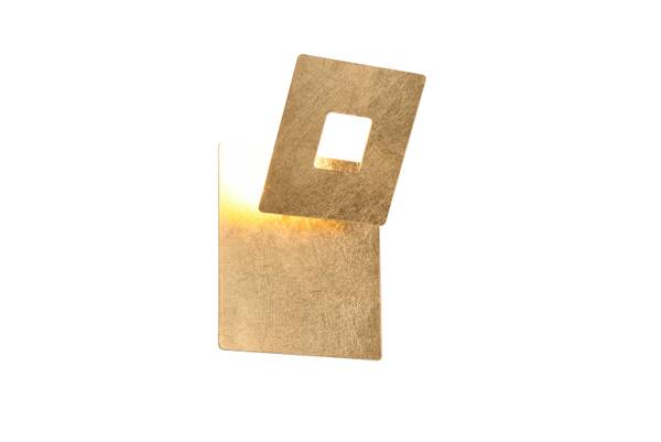 Wandleuchte Leano Typ B - Eisen - Gold