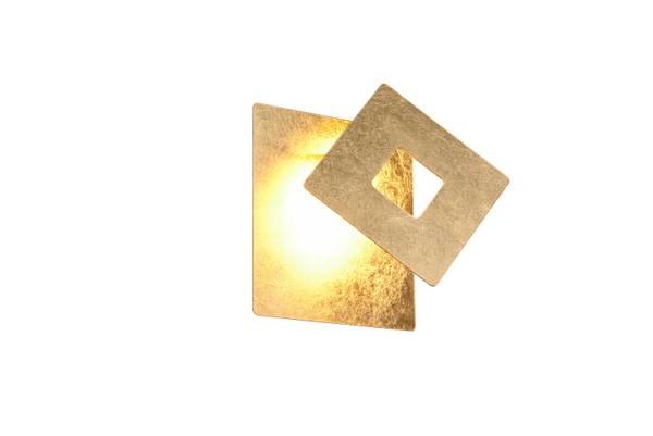 Wandleuchte Leano Typ B - Eisen - Gold