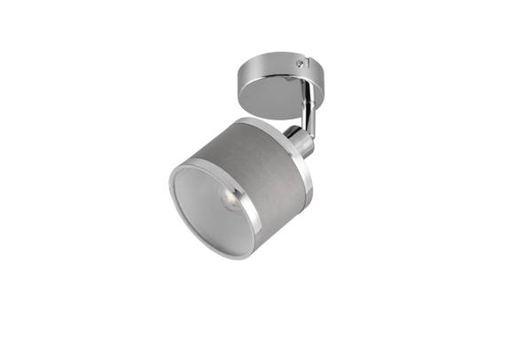 Deckenleuchte Arosa - Eisen - Chrom - Flammenanzahl: 1