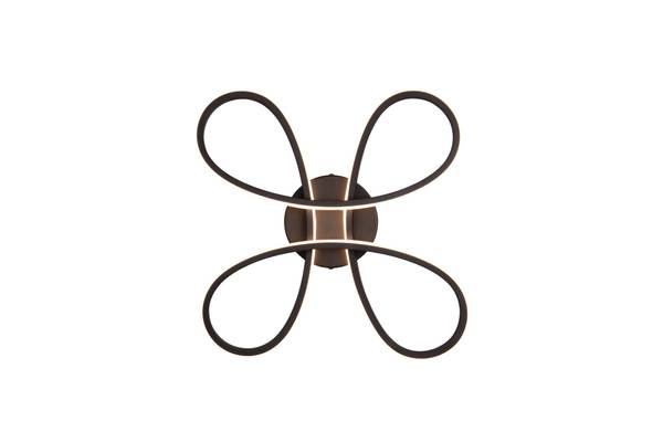 Deckenleuchte Fly Typ A - Eisen - Schwarz - Schwarz