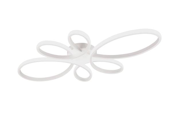 Deckenleuchte Fly Typ B - Eisen - Weiß - Weiß