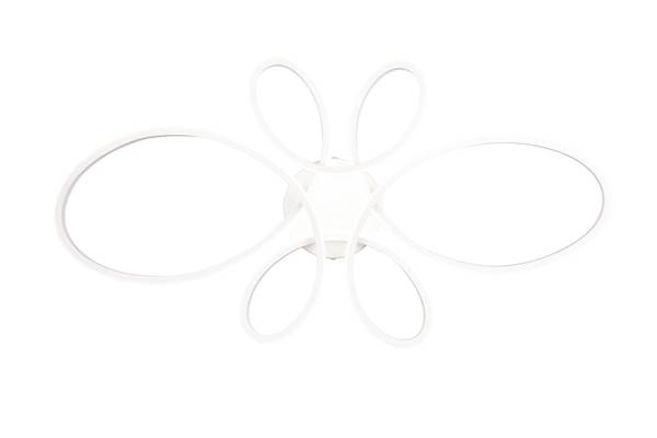 Deckenleuchte Fly Typ B - Eisen - Weiß - Weiß