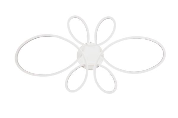 Deckenleuchte Fly Typ B - Eisen - Weiß - Weiß