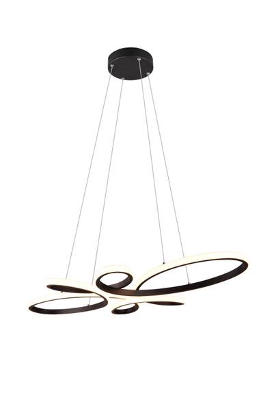 Pendelleuchte Fly - Eisen - Schwarz