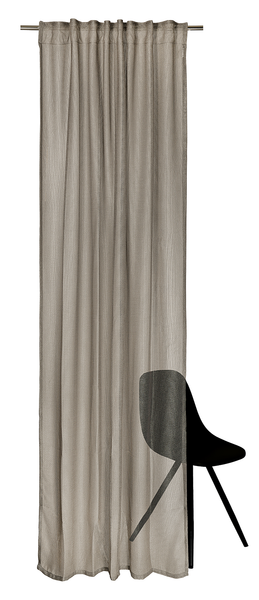 Schlaufenschal Beverly - Polyester - 130 x 250 cm - Taupe