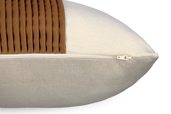 Kissenbezug Scan - Polyester / Baumwolle - 45 x 45 cm - Sand