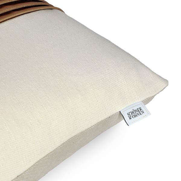 Kissenbezug Scan - Polyester / Baumwolle - 45 x 45 cm - Sand