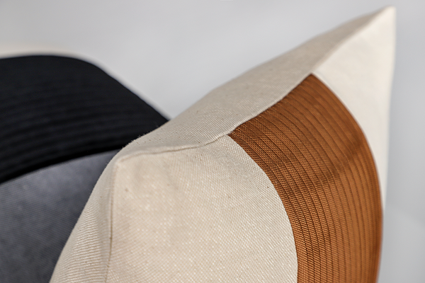 Kissenbezug Scan - Polyester / Baumwolle - 45 x 45 cm - Sand