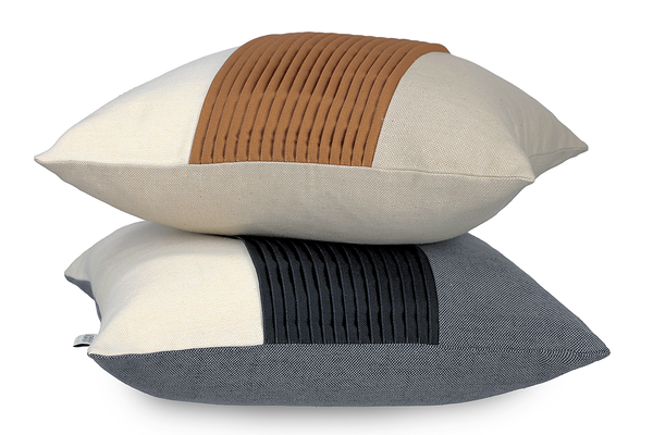 Kissenbezug Scan - Polyester / Baumwolle - 45 x 45 cm - Sand