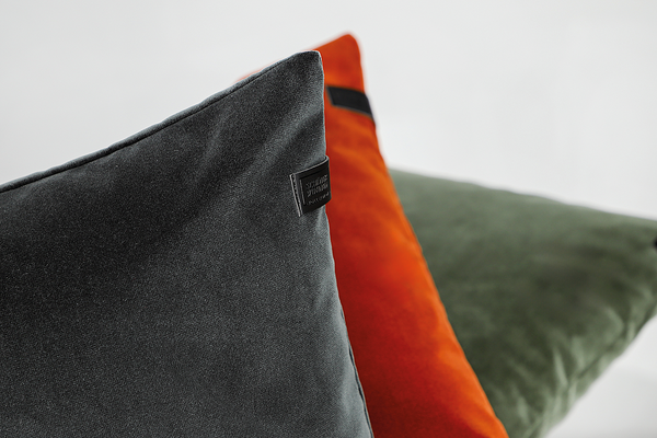 Kissenbezug Soul - Polyester - 44 x 44 cm - Anthrazit