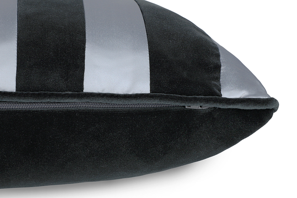 Kissenbezug Avenue - Baumwolle - 43 x 43 cm - Anthrazit