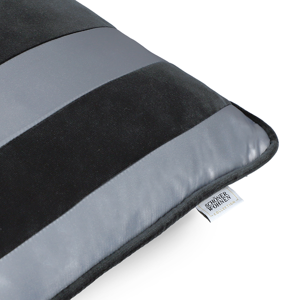 Kissenbezug Avenue - Baumwolle - 43 x 43 cm - Anthrazit