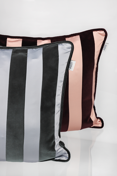 Kissenbezug Avenue - Baumwolle - 43 x 43 cm - Anthrazit