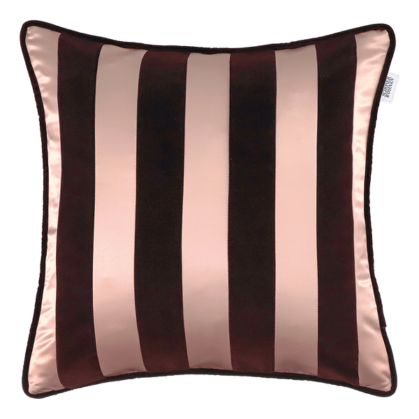 Kissenbezug Avenue - Baumwolle - 43 x 43 cm - Burgunderrot