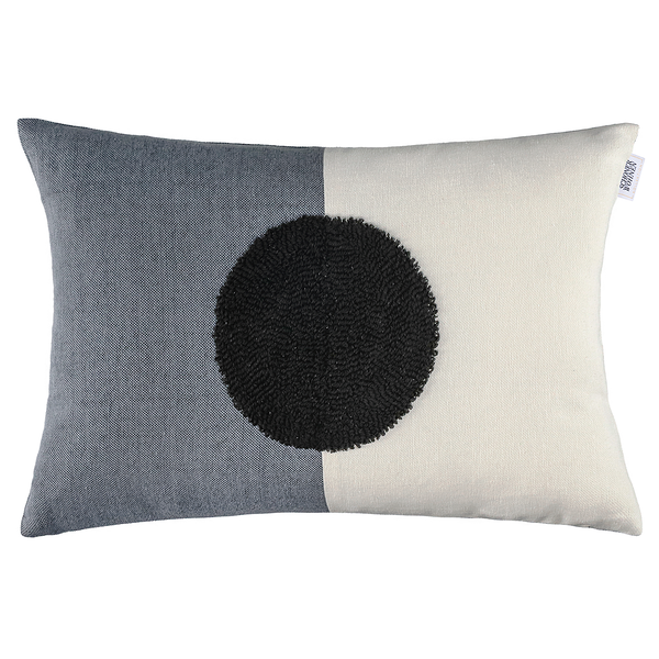 Kissenbezug Soon - Polyester / Baumwolle - 38 x 58 cm - Anthrazit