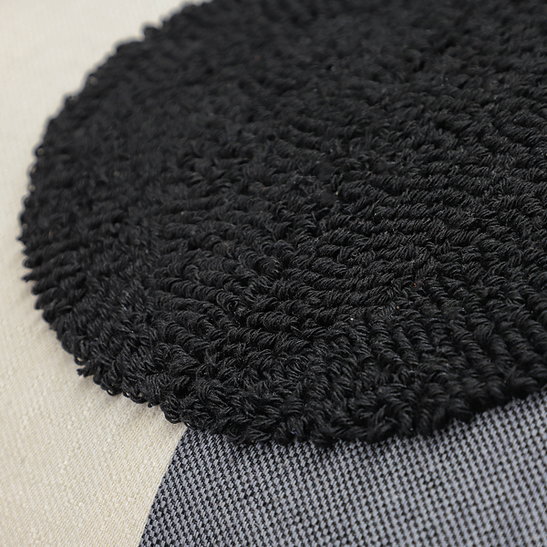 Kissenbezug Soon - Polyester / Baumwolle - 38 x 58 cm - Anthrazit