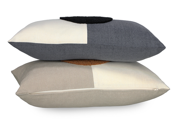 Kissenbezug Soon - Polyester / Baumwolle - 38 x 58 cm - Anthrazit