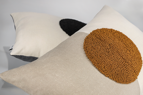Kissenbezug Soon - Polyester / Baumwolle - 38 x 58 cm - Sand