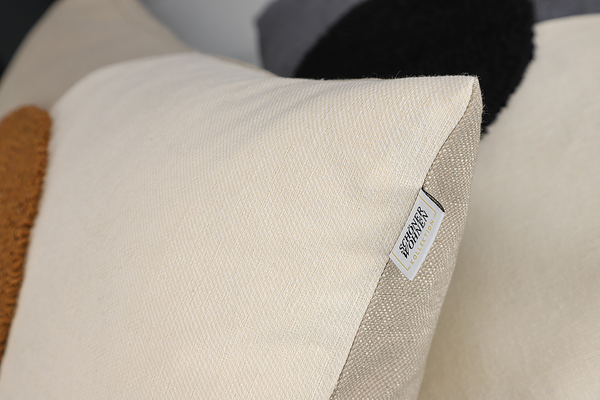 Kissenbezug Soon - Polyester / Baumwolle - 38 x 58 cm - Sand