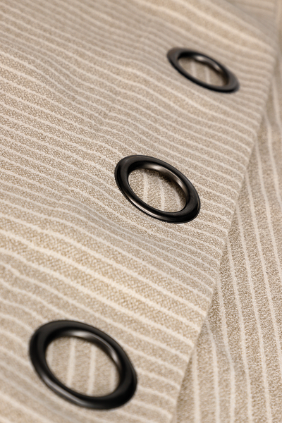Ösenschal Fun - Polyester - 140 x 250 cm - Beige