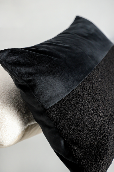 Kissenbezug Paddy - Polyester - 38 x 58 cm - Anthrazit