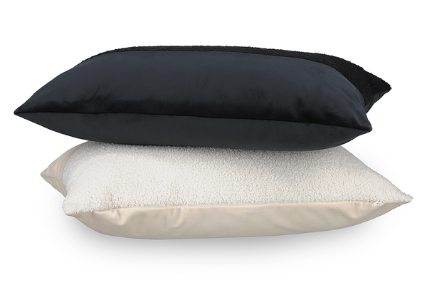 Kissenbezug Paddy - Polyester - 38 x 58 cm - Anthrazit