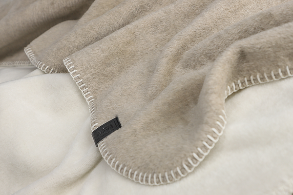 Plaid Favorit - Baumwolle / Polyacryl - 150 x 200 cm - Beige