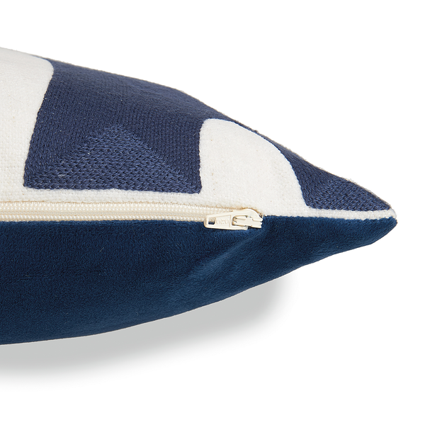 Kissenbezug Organical - Polyester - 45 x 45 cm - Marineblau