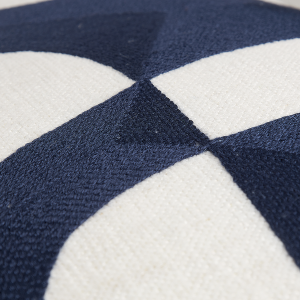 Kissenbezug Organical - Polyester - 45 x 45 cm - Marineblau