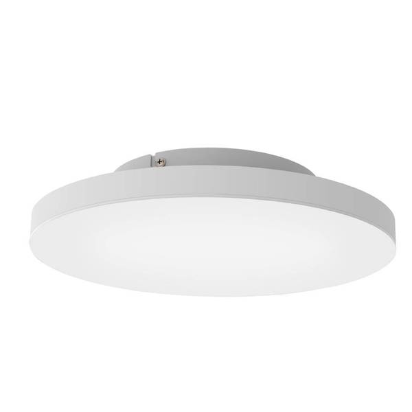 LED-Deckenleuchte Turcona-Z Rund - Aluminium / Kunststoff - Weiß - Durchmesser: 45 cm