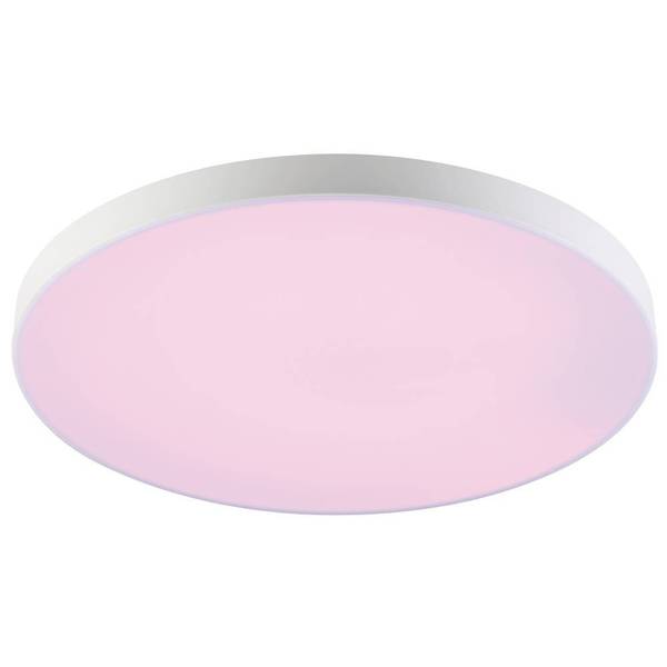LED-Deckenleuchte Turcona-Z Rund - Aluminium / Kunststoff - Weiß - Durchmesser: 45 cm