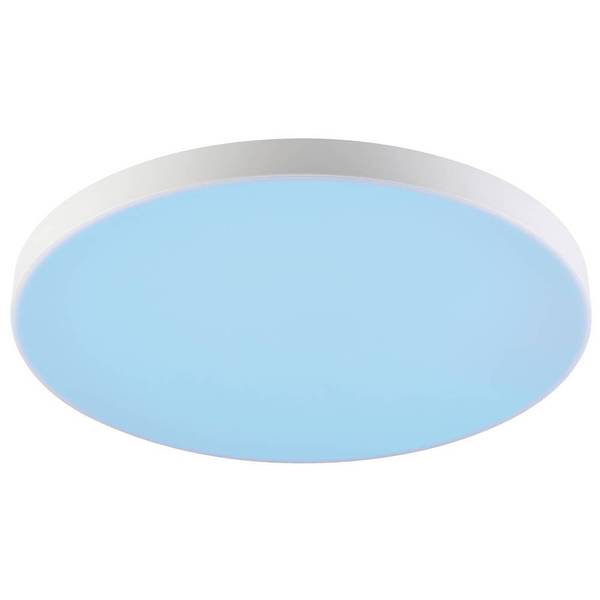 LED-Deckenleuchte Turcona-Z Rund - Aluminium / Kunststoff - Weiß - Durchmesser: 45 cm