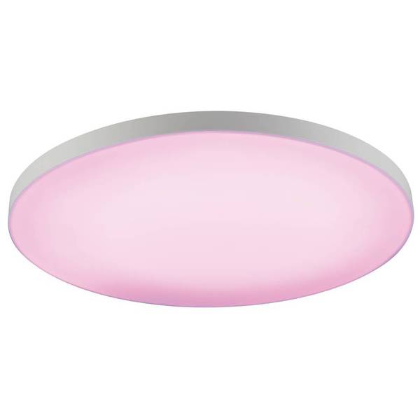 LED-Deckenleuchte Turcona-Z Rund - Aluminium / Kunststoff - Weiß - Durchmesser: 60 cm