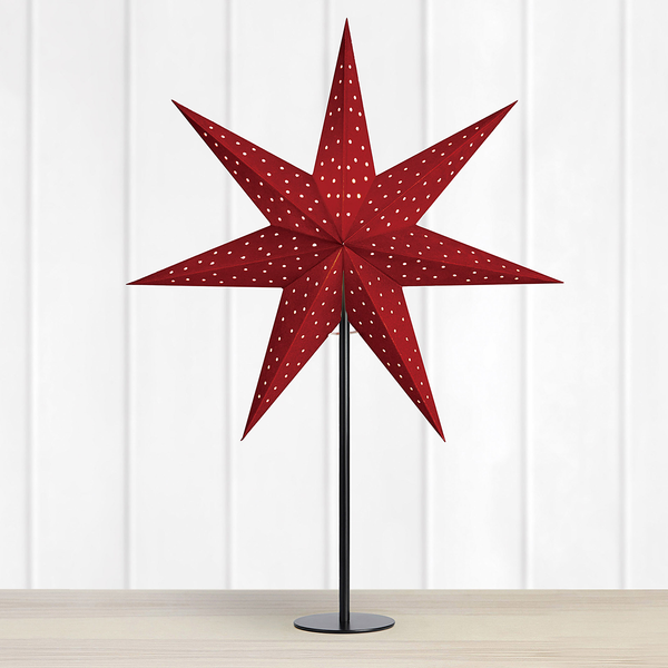Standstern Clara - Papier - Rot