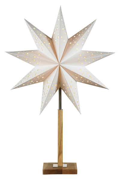 Standstern Solvalla - Papier - Weiß