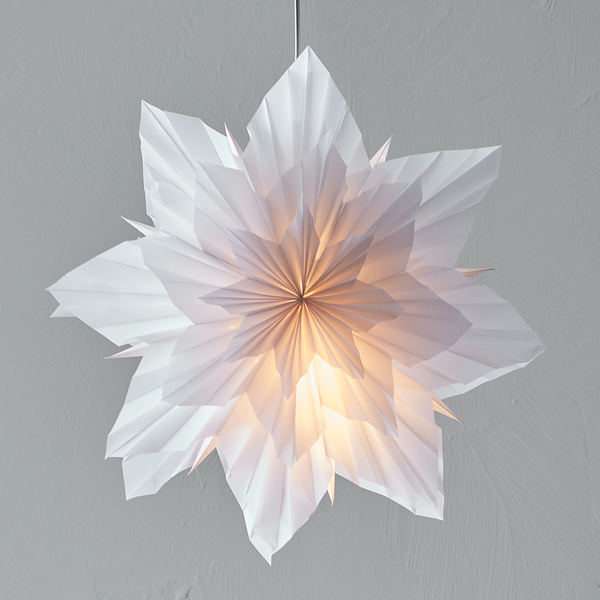 Hängestern Neela Typ B - Papier - Weiß