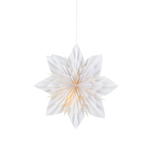 Hängestern Neela Typ B - Papier - Weiß