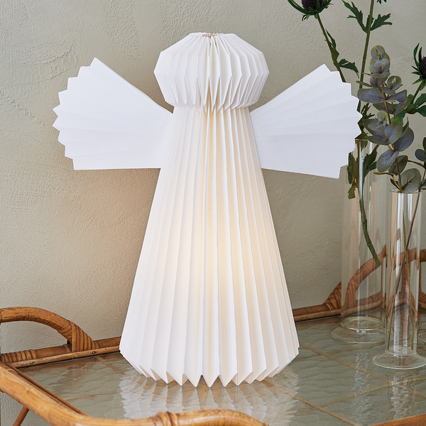 Tischdekoration Angel Typ B - Papier - Weiß