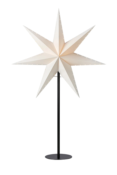Standstern Lively - Papier - Weiß