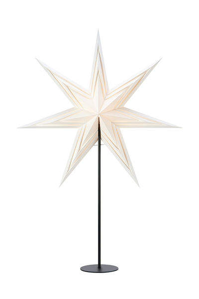Standstern Sombra - Papier - Weiß / Schwarz