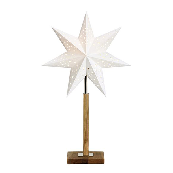 Standstern Mini Solvalla - Papier - Weiß
