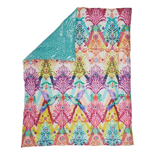 Picknickdecke PICNIC DELUXE Jungle - Baumwolle / Polyester - Mehrfarbig