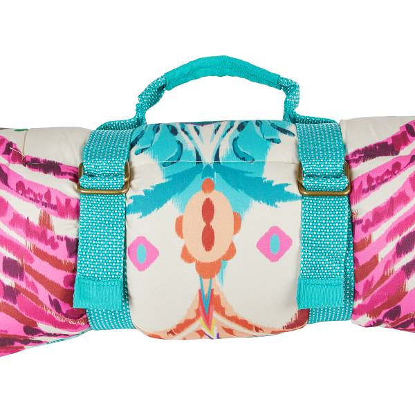 Picknickdecke PICNIC DELUXE Jungle - Baumwolle / Polyester - Mehrfarbig