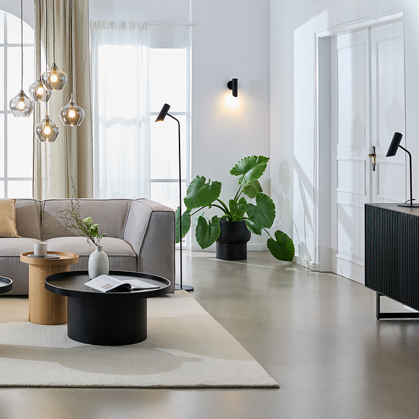 Wandleuchte INSPYR - Eisen - 1 flammig - Schwarz