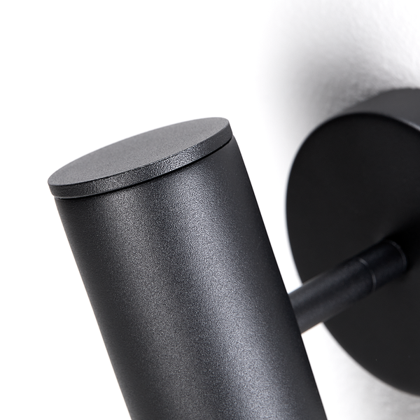 Wandleuchte INSPYR - Eisen - 1 flammig - Schwarz