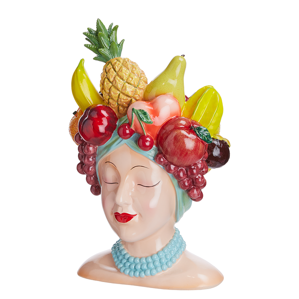 Vase LIMA - Polyresin - Bunt