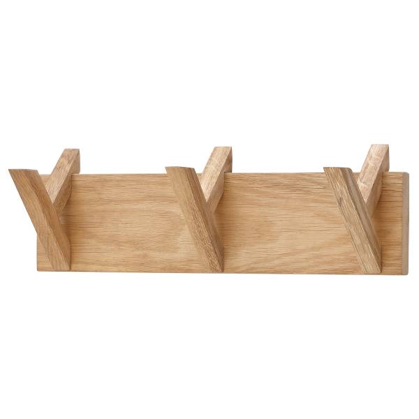 Garderobenleiste Woods Cross - Eiche - Breite: 40 cm